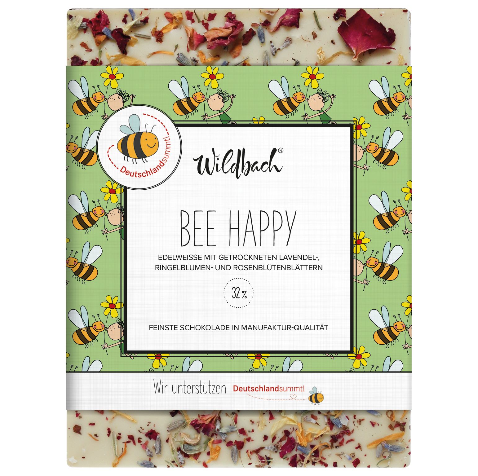 70g Tafel Deutschland summt Bee Happy - Feinste WS 31 %