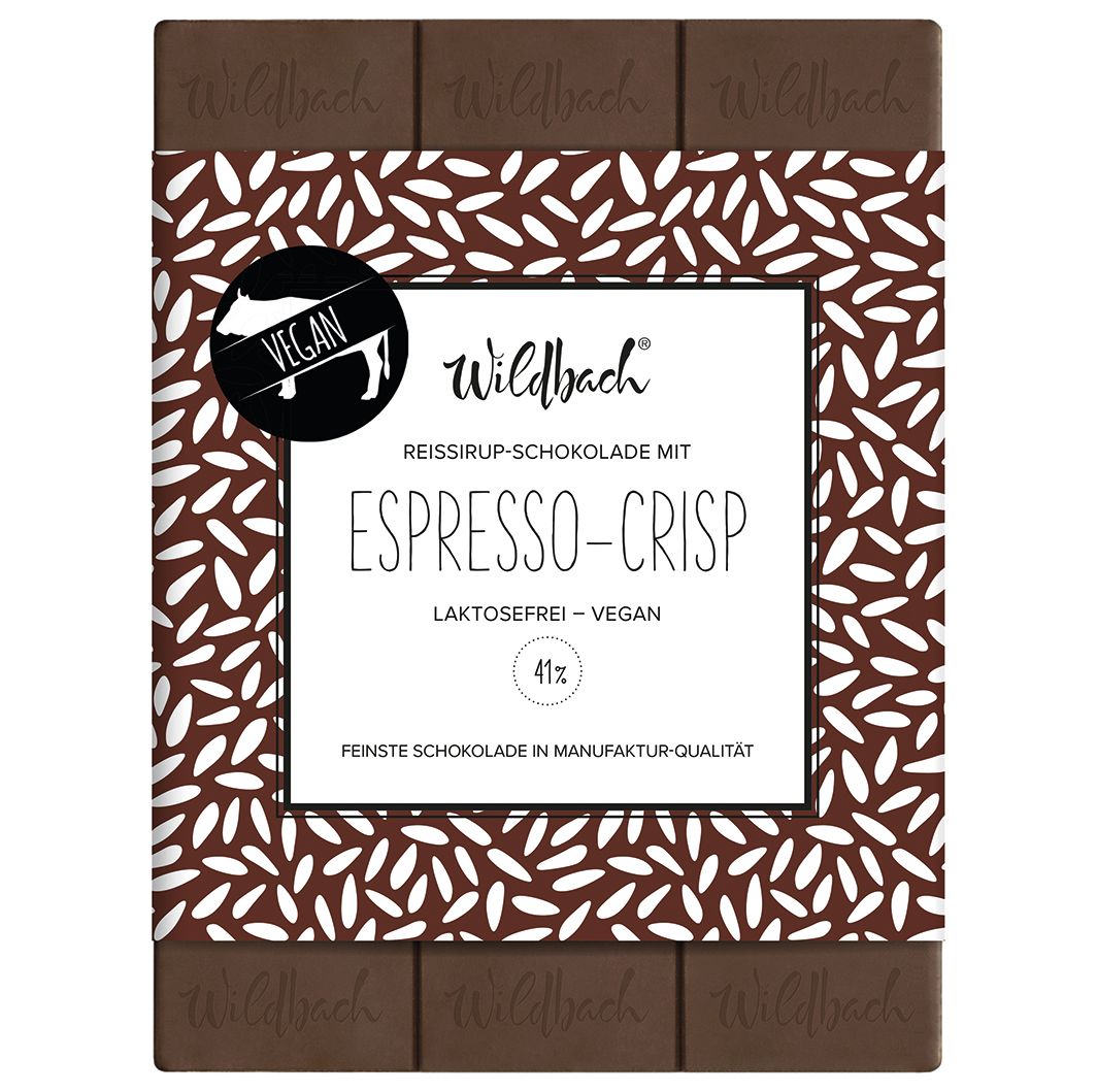70g Tafel Reissirup 48% EspressoCrisp - Laktosefrei - Vegan