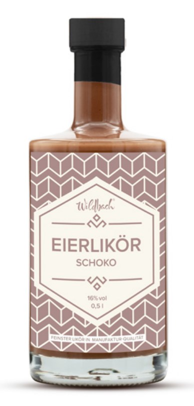 Wildbach Eierlikör Schoko 0,5L Flasche